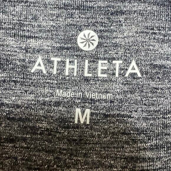 Athleta Women's Gray Mid Rise Activewear Fitness Workout Yoga Leggings Pants M - Picture 4 of 5